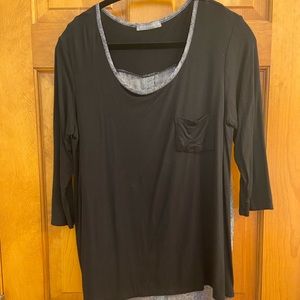 Slouch pocket top